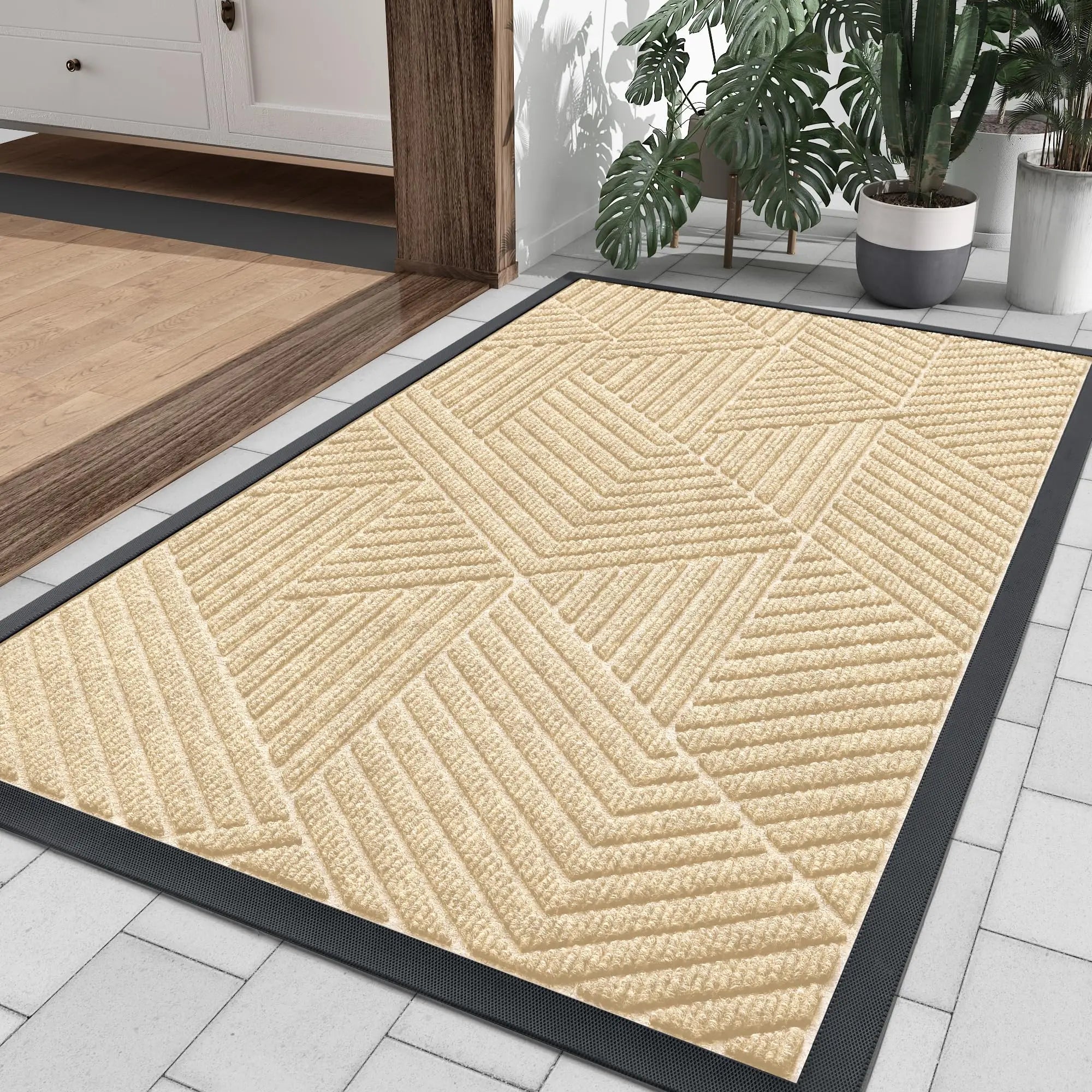 Non-Slip Absorbent Indoor and Outdoor Door Mat
