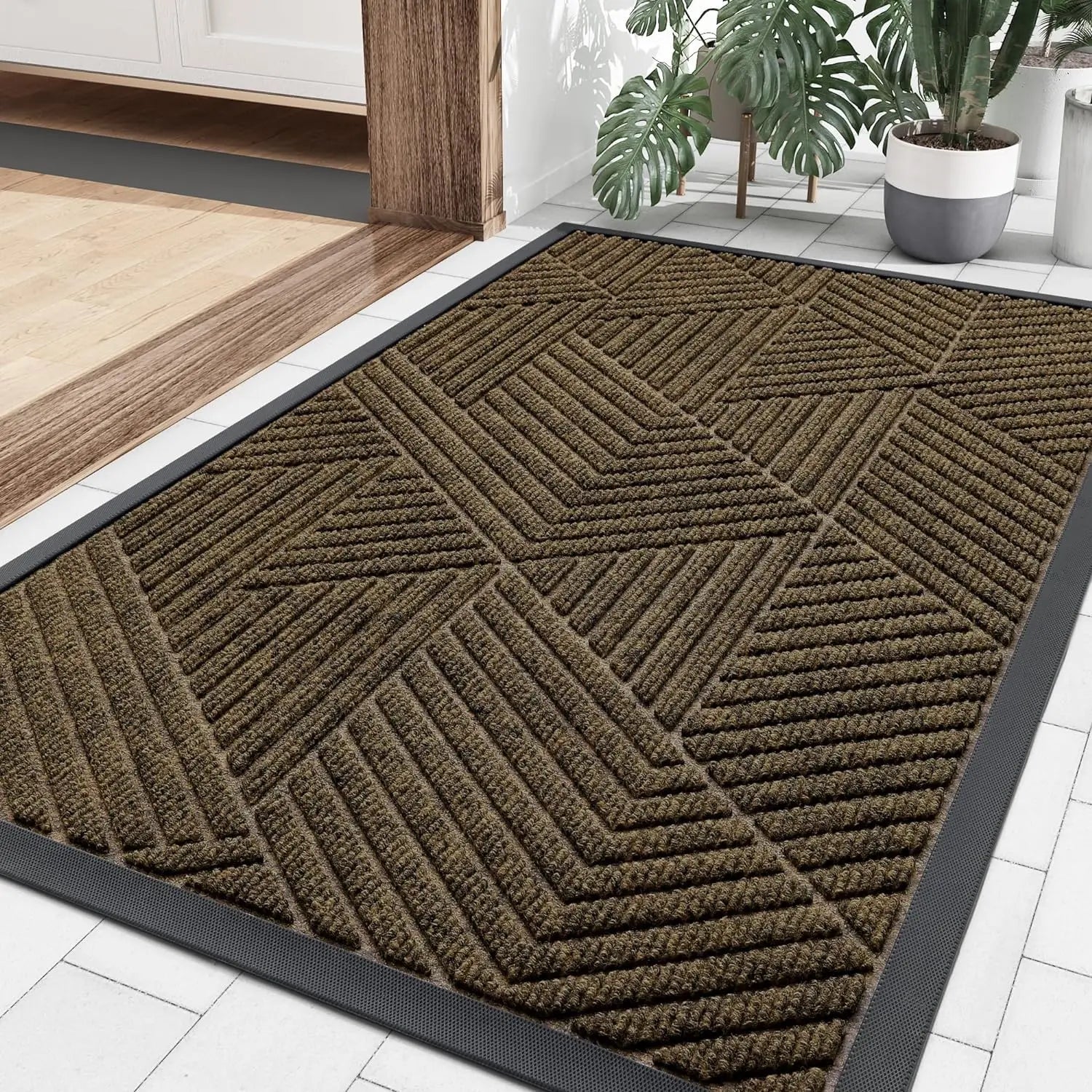 Non-Slip Absorbent Indoor and Outdoor Door Mat