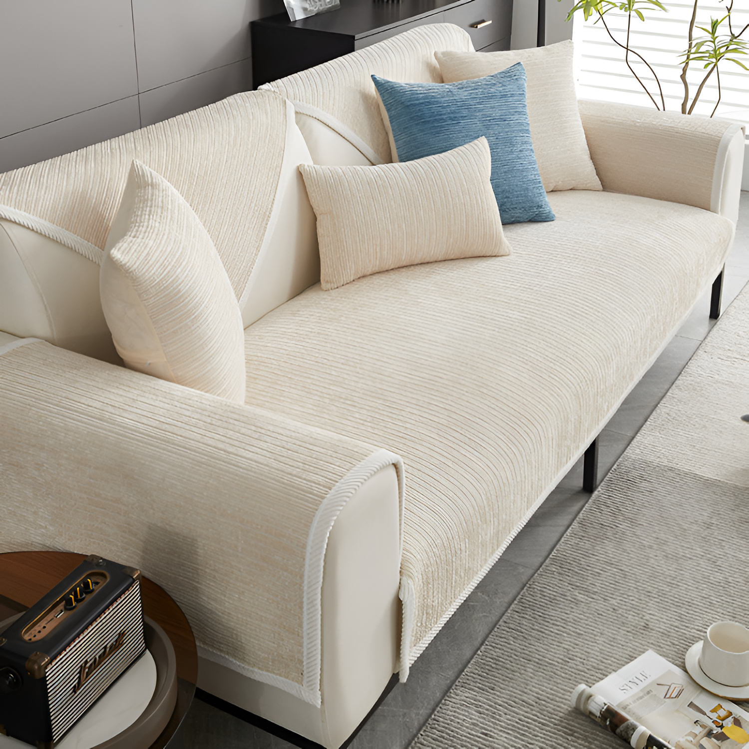 Non-Slip Chenille Sofa Cover
