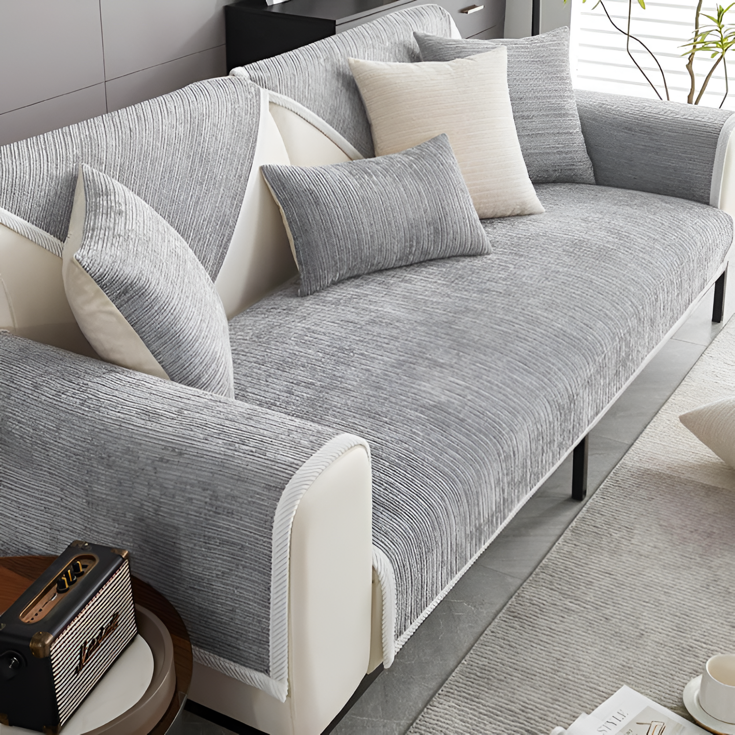 Non-Slip Chenille Sofa Cover