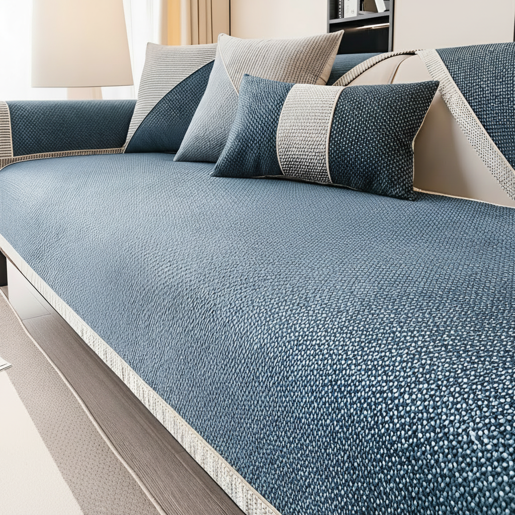 Non-Slip Textured Sofa and Cushion Cover