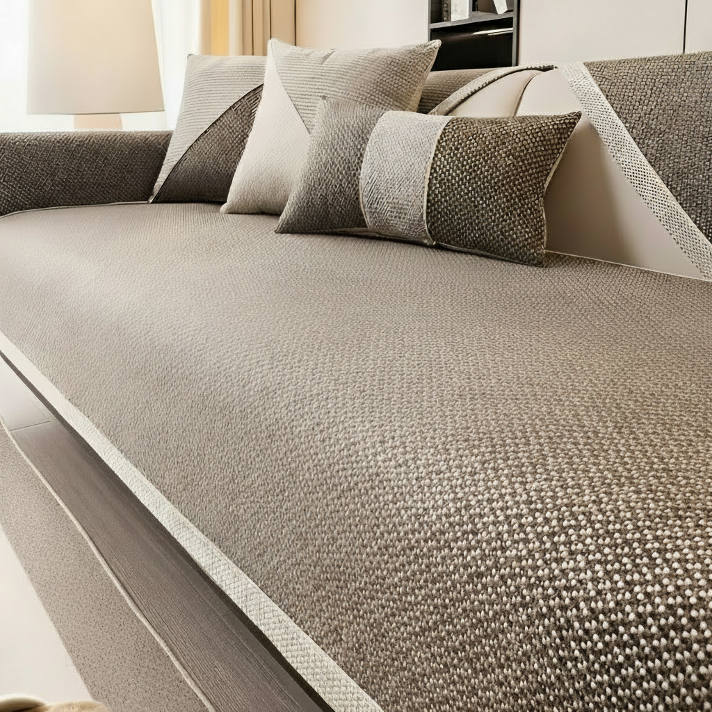 Non-Slip Textured Sofa and Cushion Cover