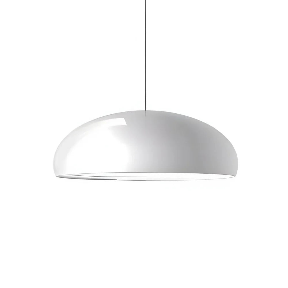 Nordic Colorful Metal Bowl Pendant Light with LED Lighting for Modern Interiors