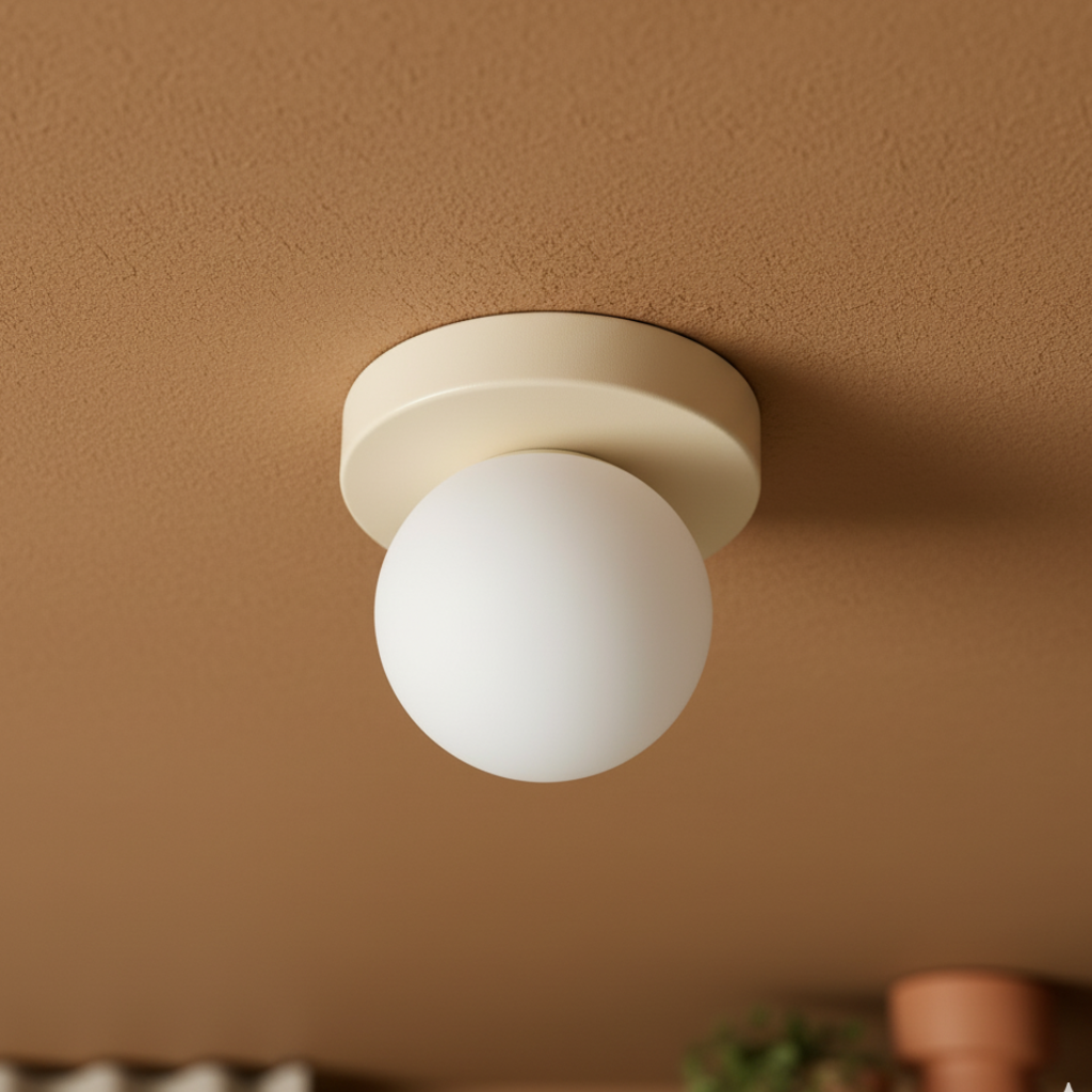Nordic Frosted Glass Globe Light