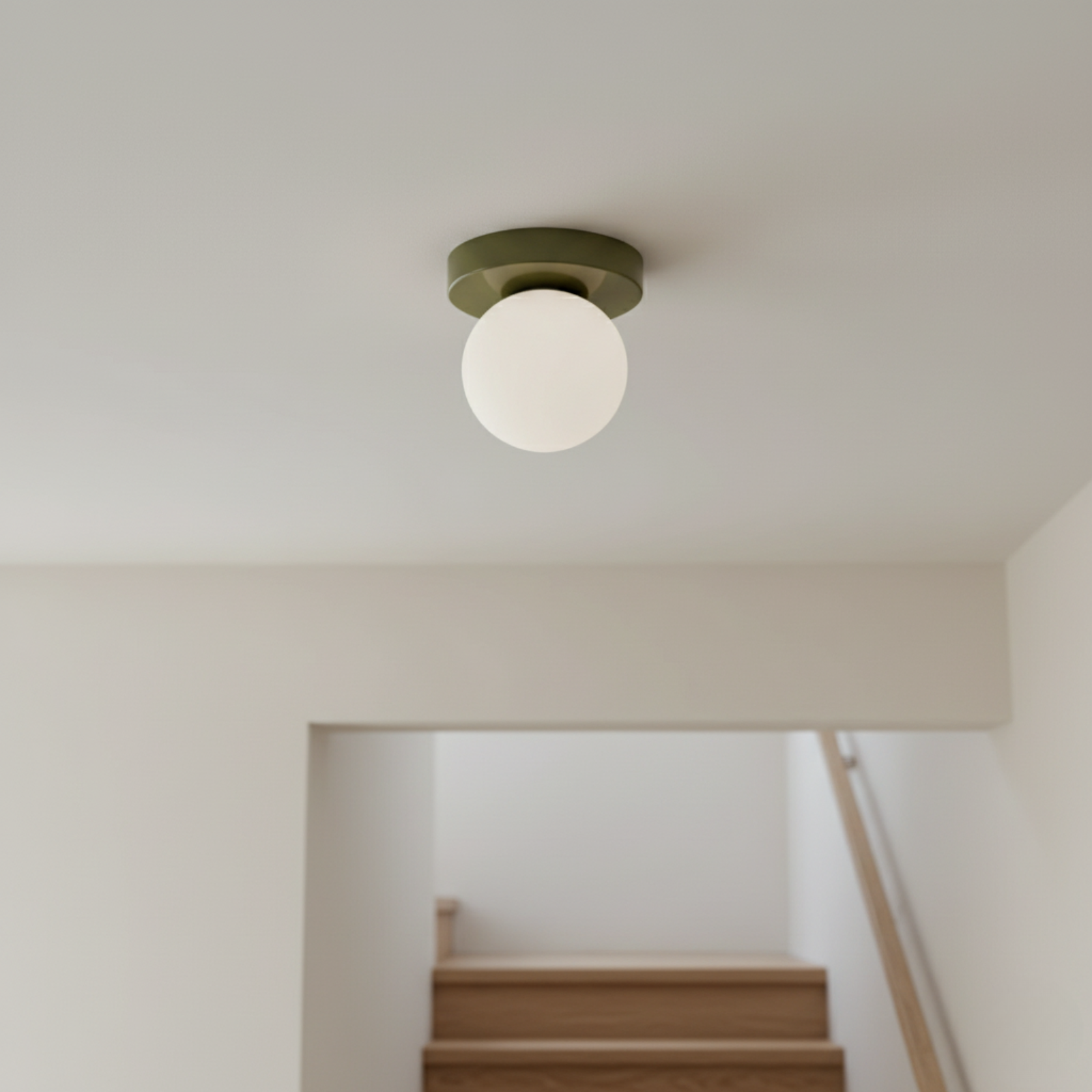 Nordic Frosted Glass Globe Light
