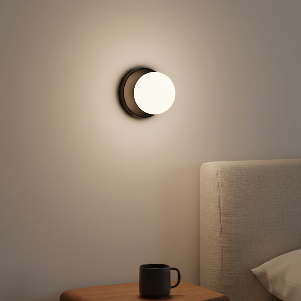 Nordic Frosted Glass Globe Light