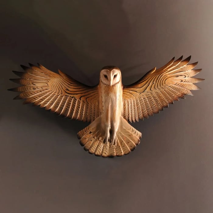 Owl Wall Art Animal Accent Decoration