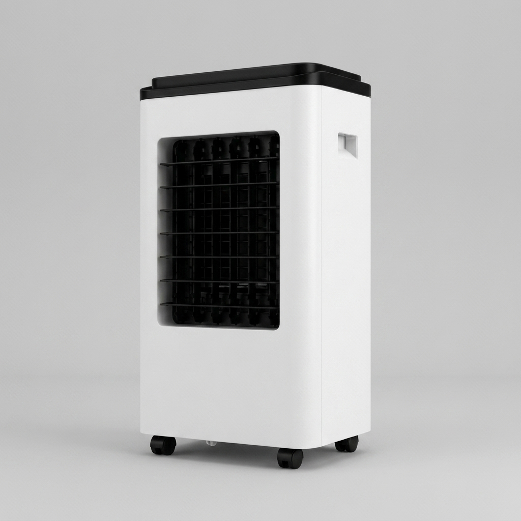 Portable Indoor Air Cooler with Remote Control, Cooling and Fan Modes