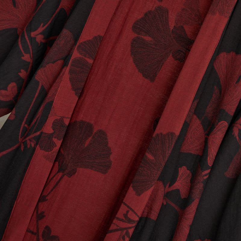 Reversible Cotton Kimono Bathrobe