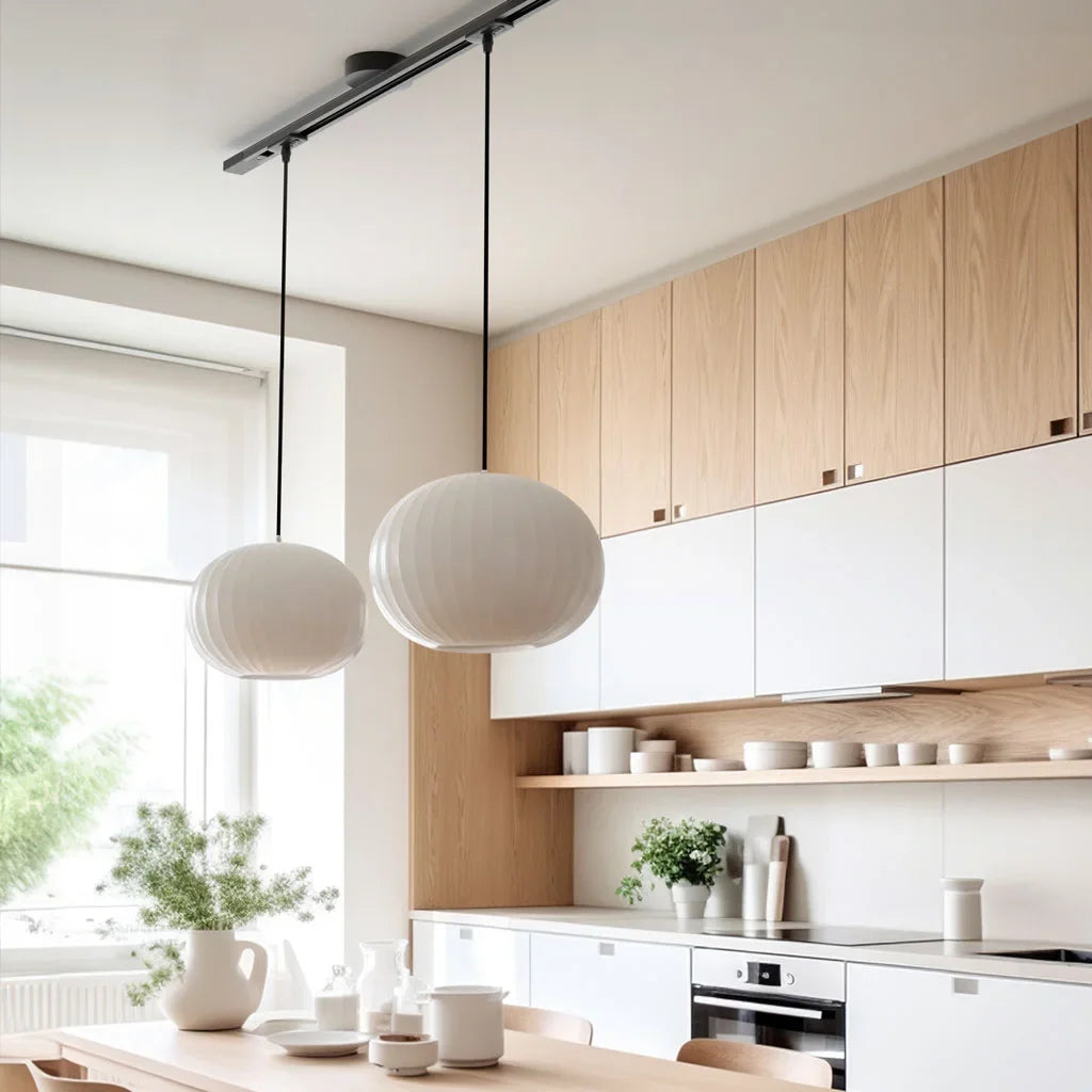 Rotatable Movable Ceiling Rail for Pendant Light with 360° Rotation and Sliding Track