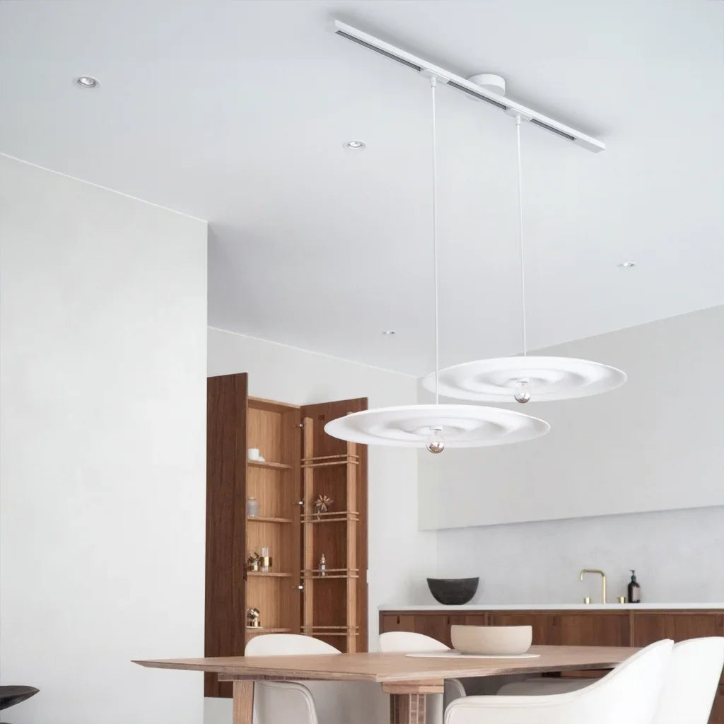 Rotatable Movable Ceiling Rail for Pendant Light with 360° Rotation and Sliding Track