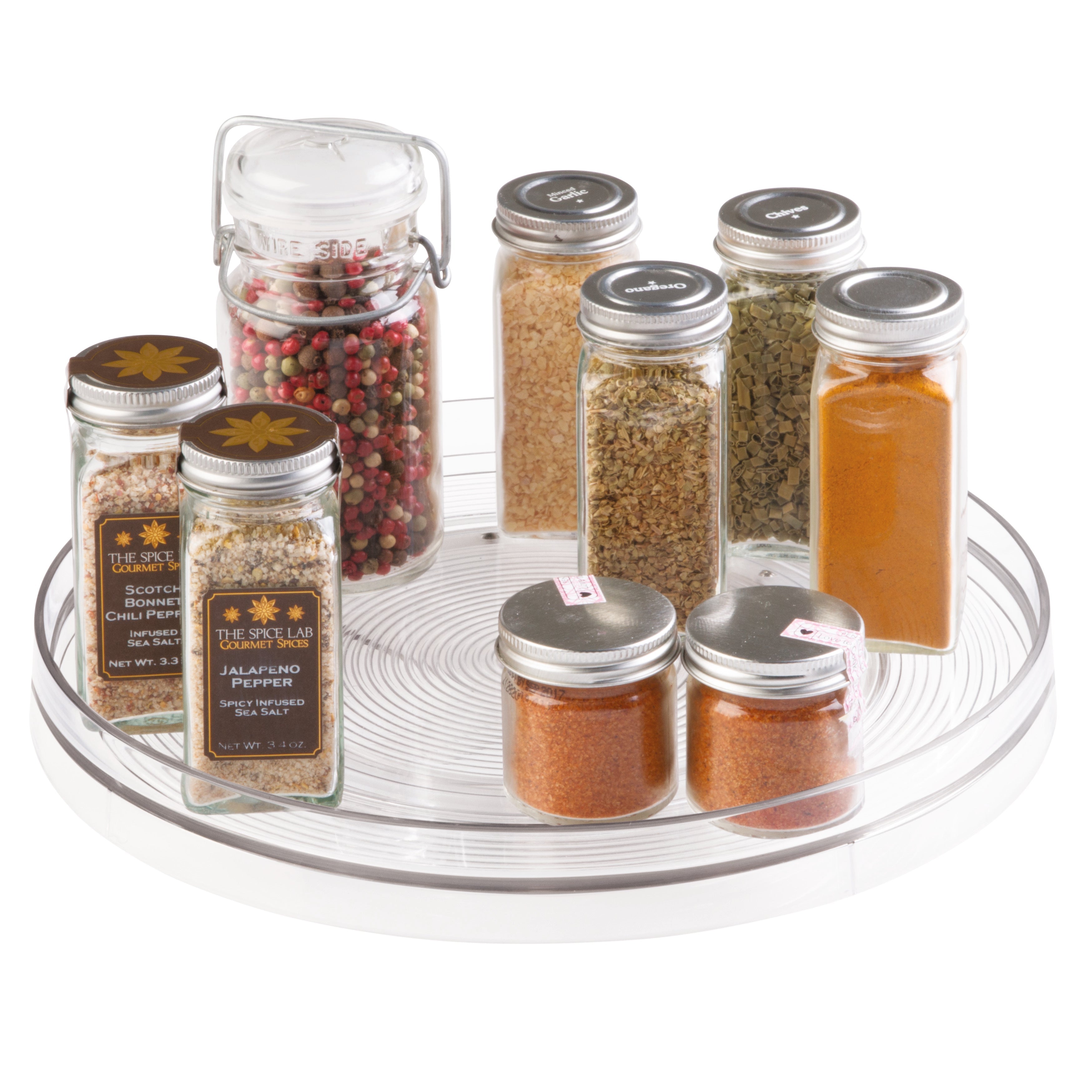 Rotating Plastic Organizer for Pantry, Kitchen and Bathroom