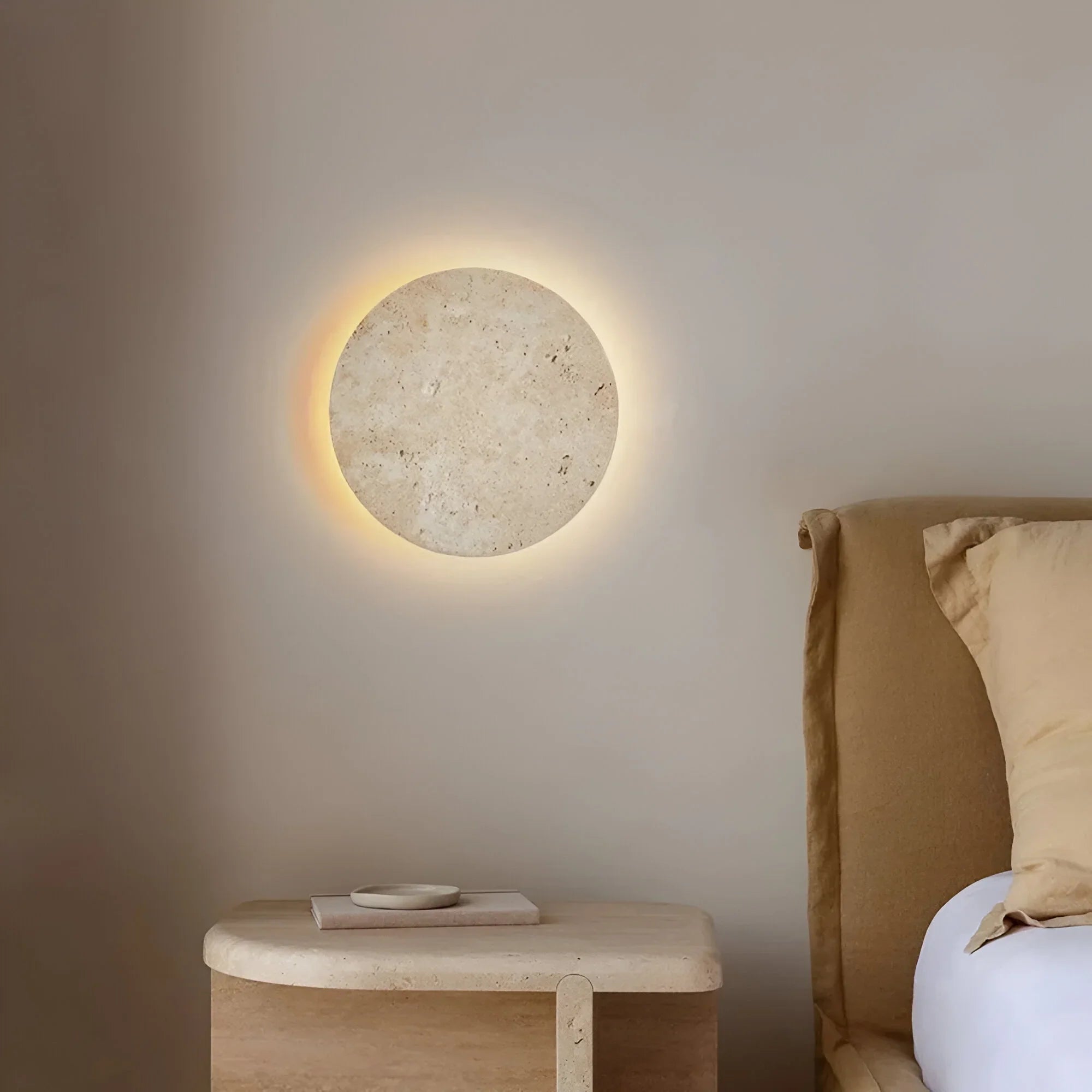 Round LED Wall Light with Two Size Options