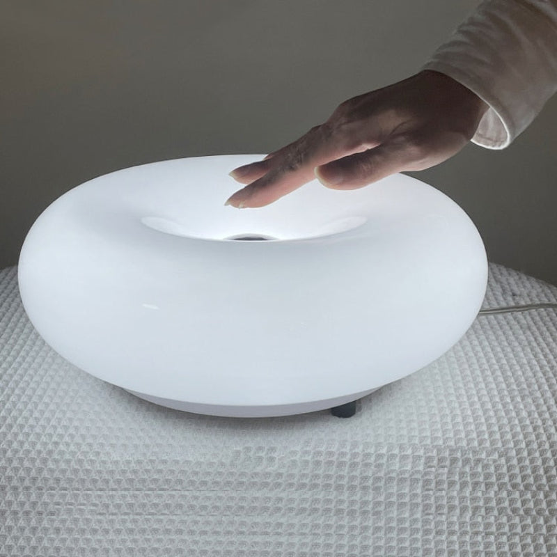 Round Glass Dimmable LED Wall Light with Touch Control