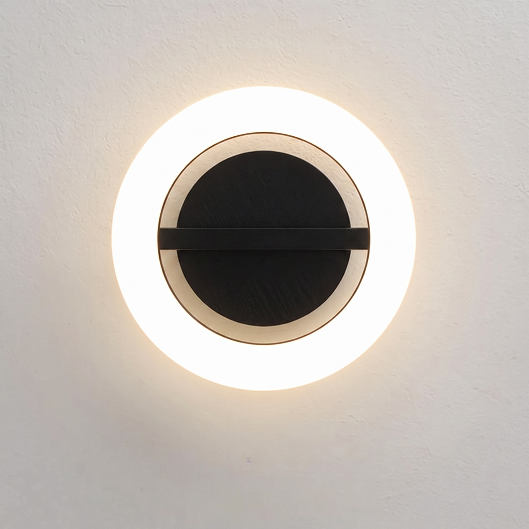 Scandinavian Wood Ring Ceiling Lamp