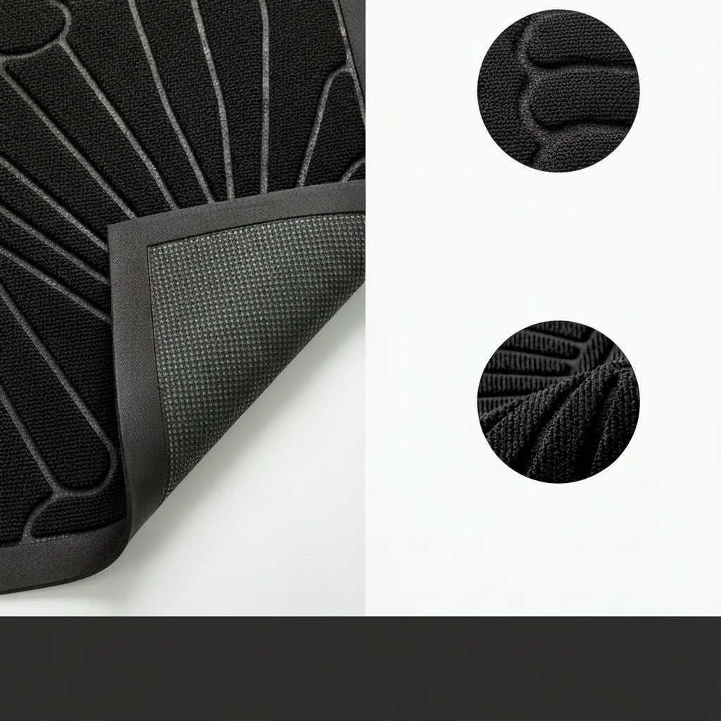 Semi-Circular Rubber Door Mat