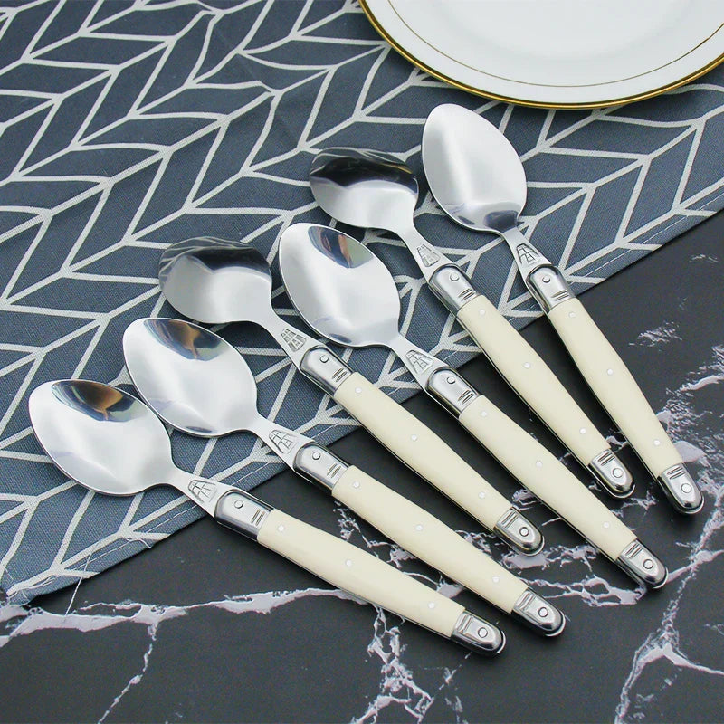 Set Of 4 Stainless Steel Laguiole Cutlery Set