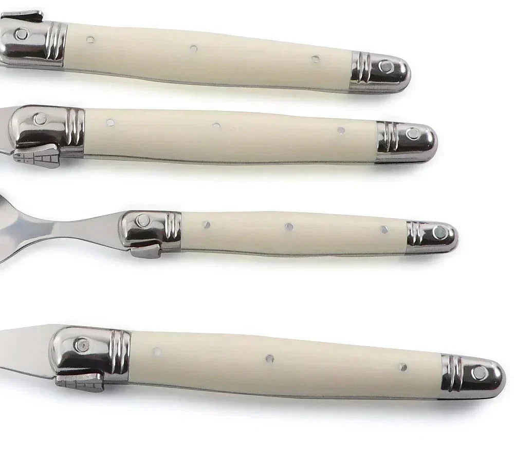 Set Of 4 Stainless Steel Laguiole Cutlery Set