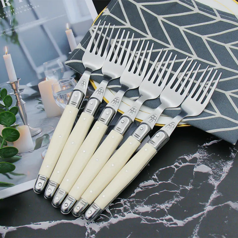 Set Of 4 Stainless Steel Laguiole Cutlery Set