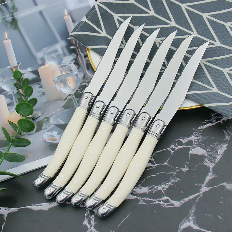 Set Of 4 Stainless Steel Laguiole Cutlery Set
