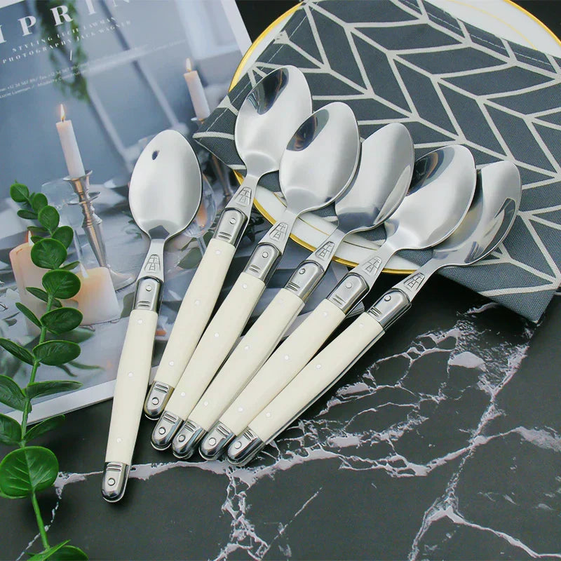 Set Of 4 Stainless Steel Laguiole Cutlery Set