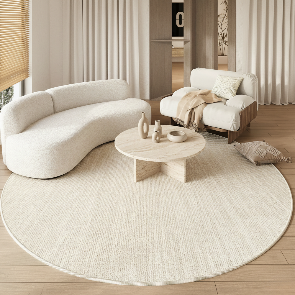 Soft Non-Slip Wabi-Sabi Polyester Carpet
