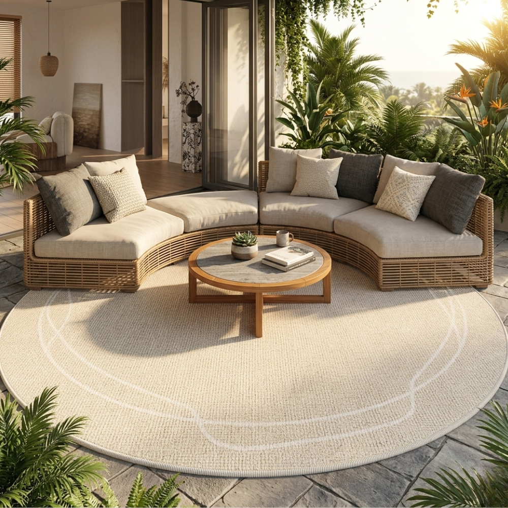 Soft Non-Slip Wabi-Sabi Polyester Carpet