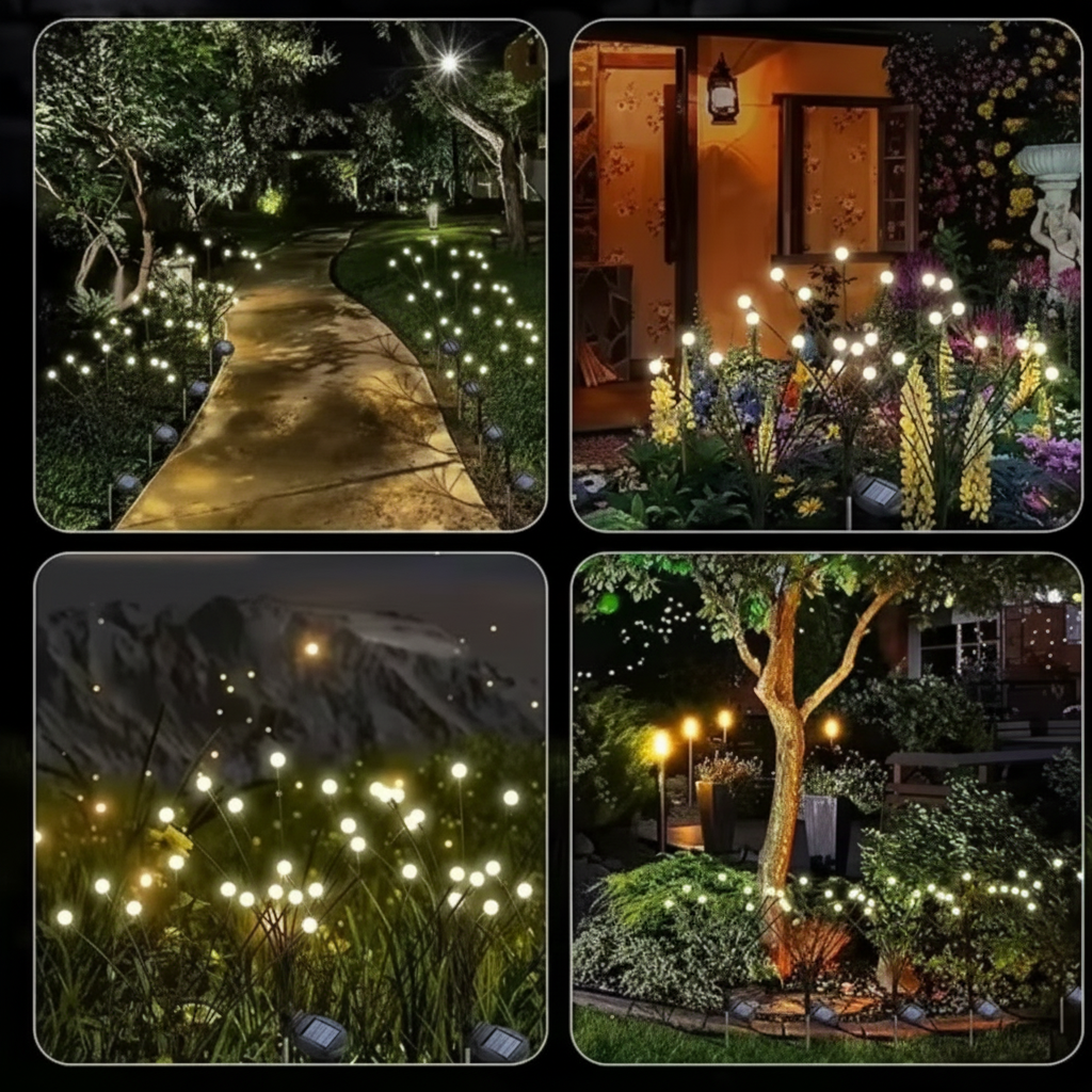 Solar Firefly Garden Lights