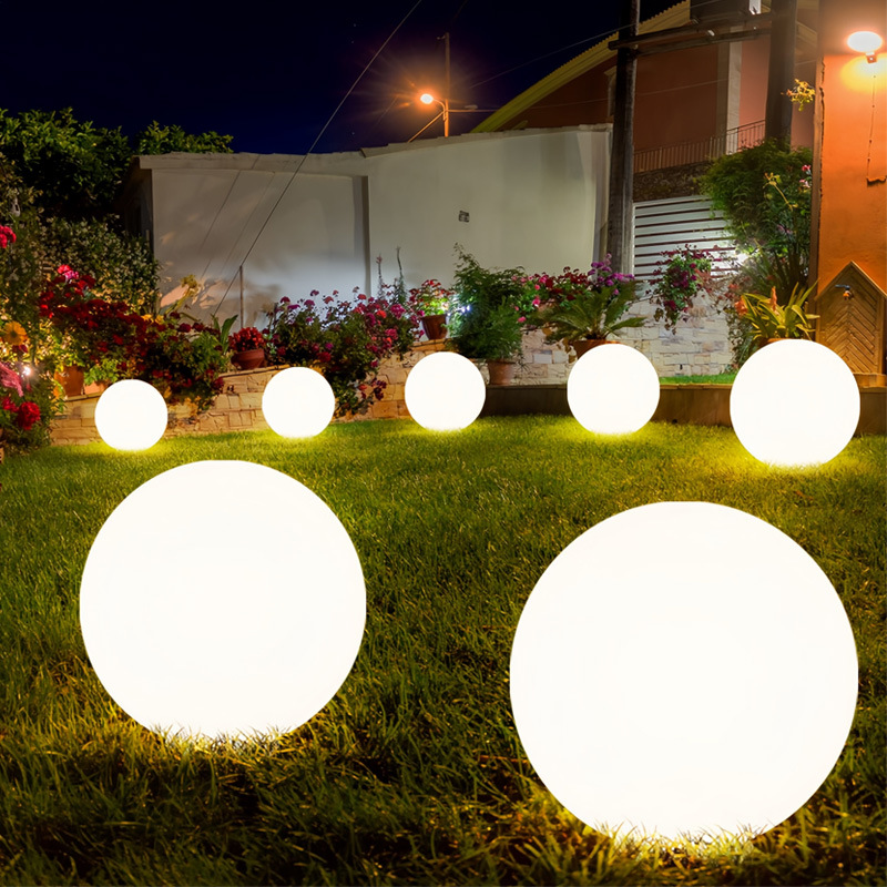 Solar LED Garden Globe Light