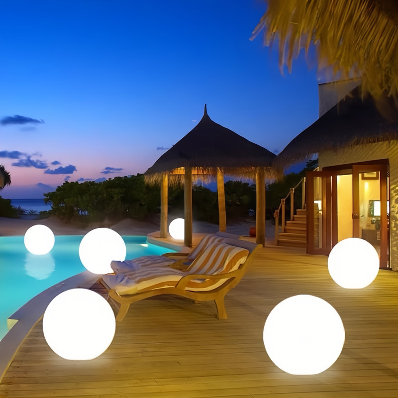 Solar LED Garden Globe Light