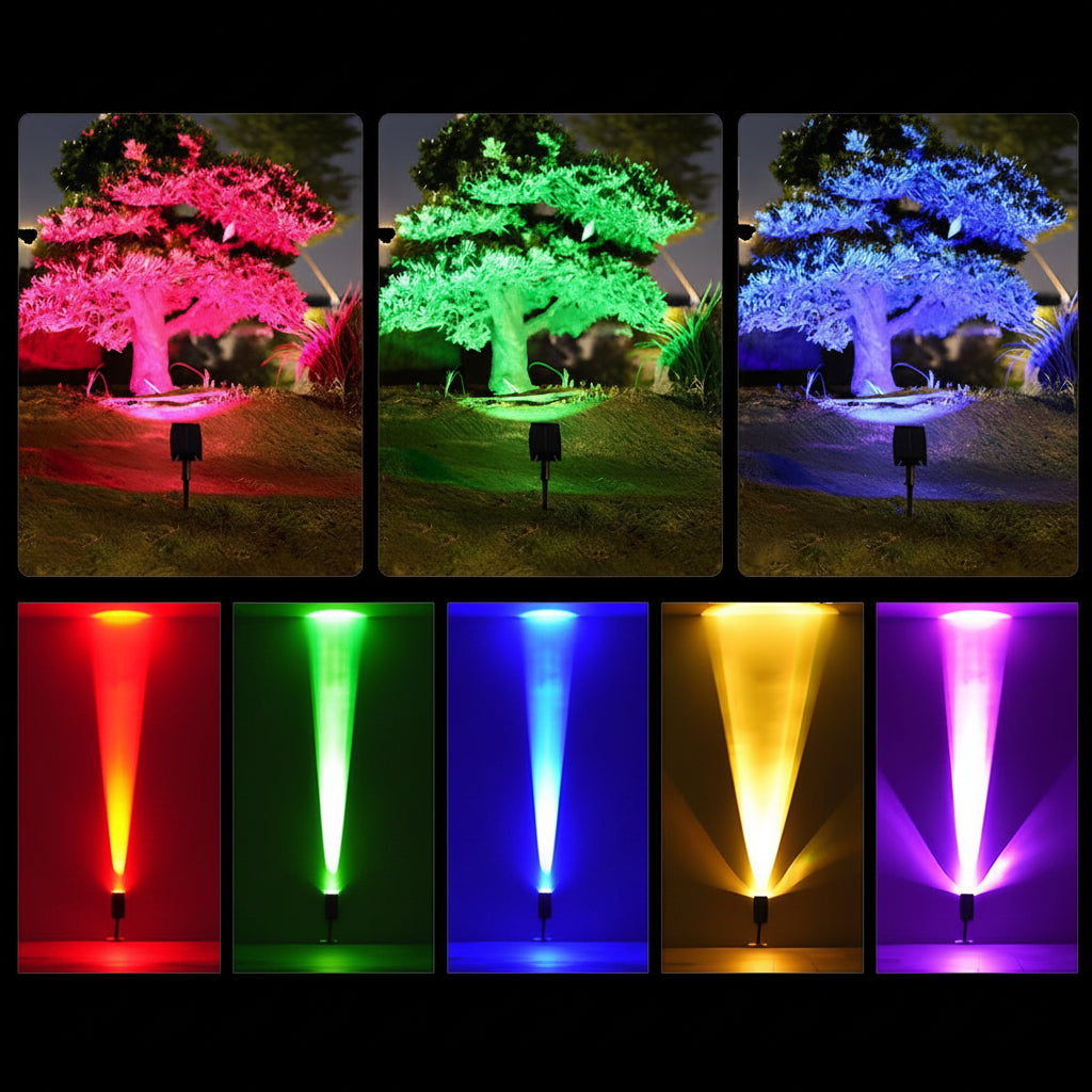 Solar LED Garden Spotlight