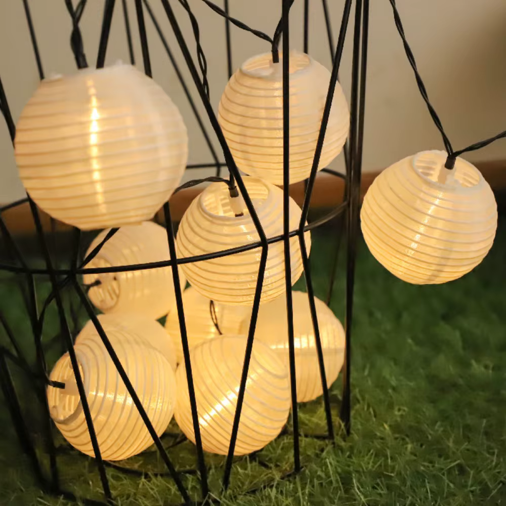 Solar Lantern String Lights