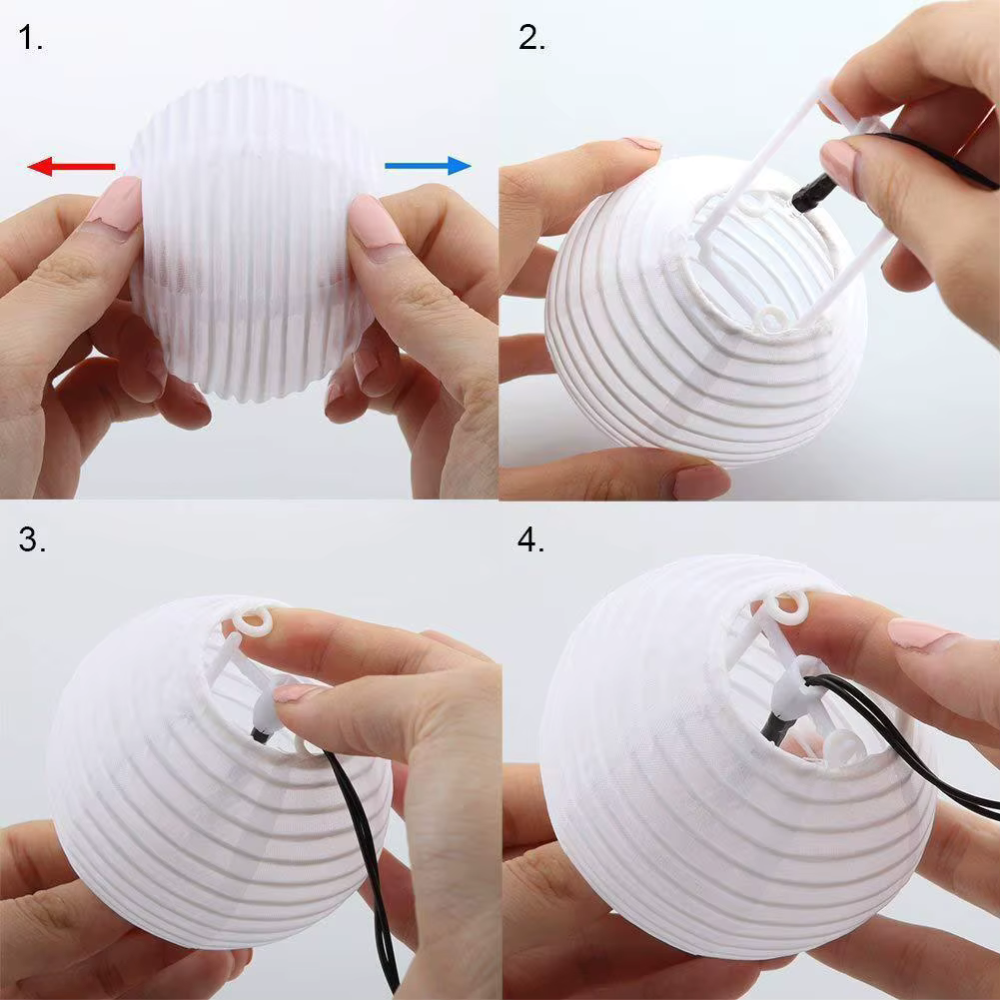 Solar Lantern String Lights