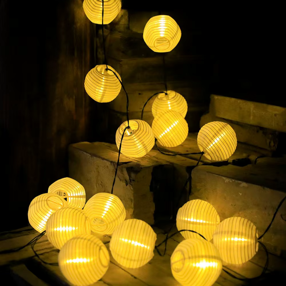 Solar Lantern String Lights
