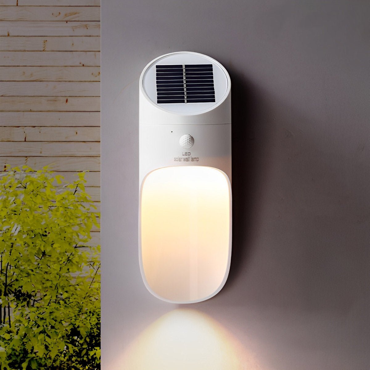 Solar Outdoor Wall Light with PIR Motion Sensor
