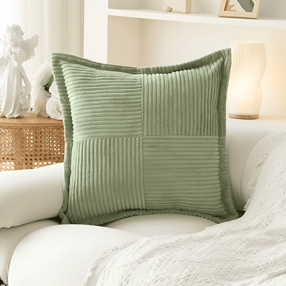 Stain-Resistant Plain Cushion Cover