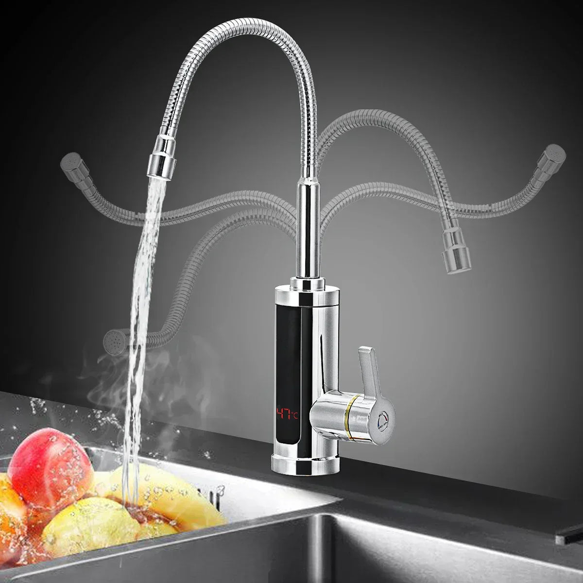 Stainless Steel Dual-Function Instant Hot Water Electric Hot Water Faucet
