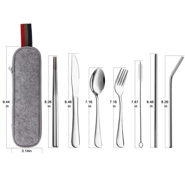 Portable Stainless Steel Chopsticks with Minimalist Design for Everyday Dining