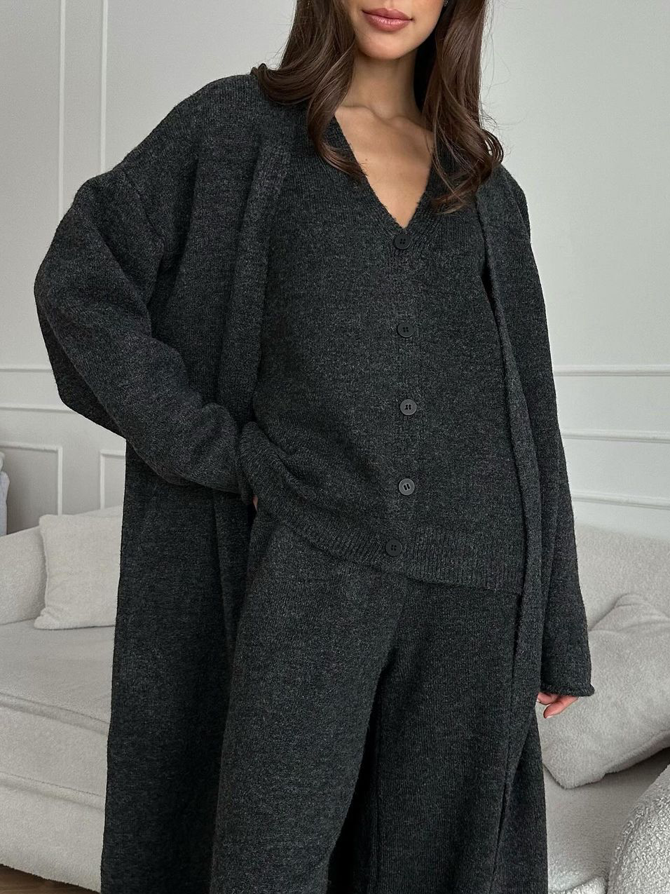 Three Piece Knit Set Women