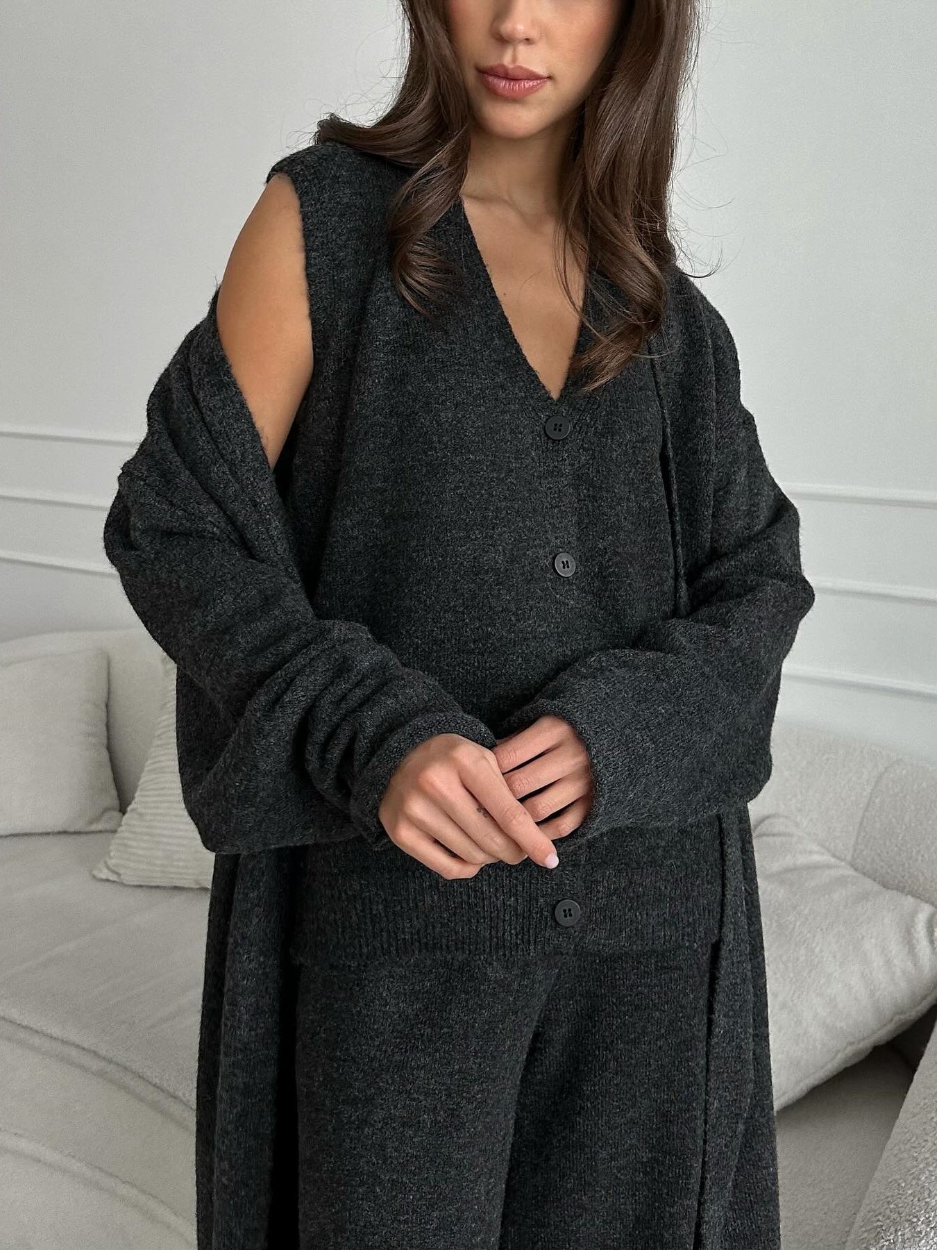 Three Piece Knit Set Women