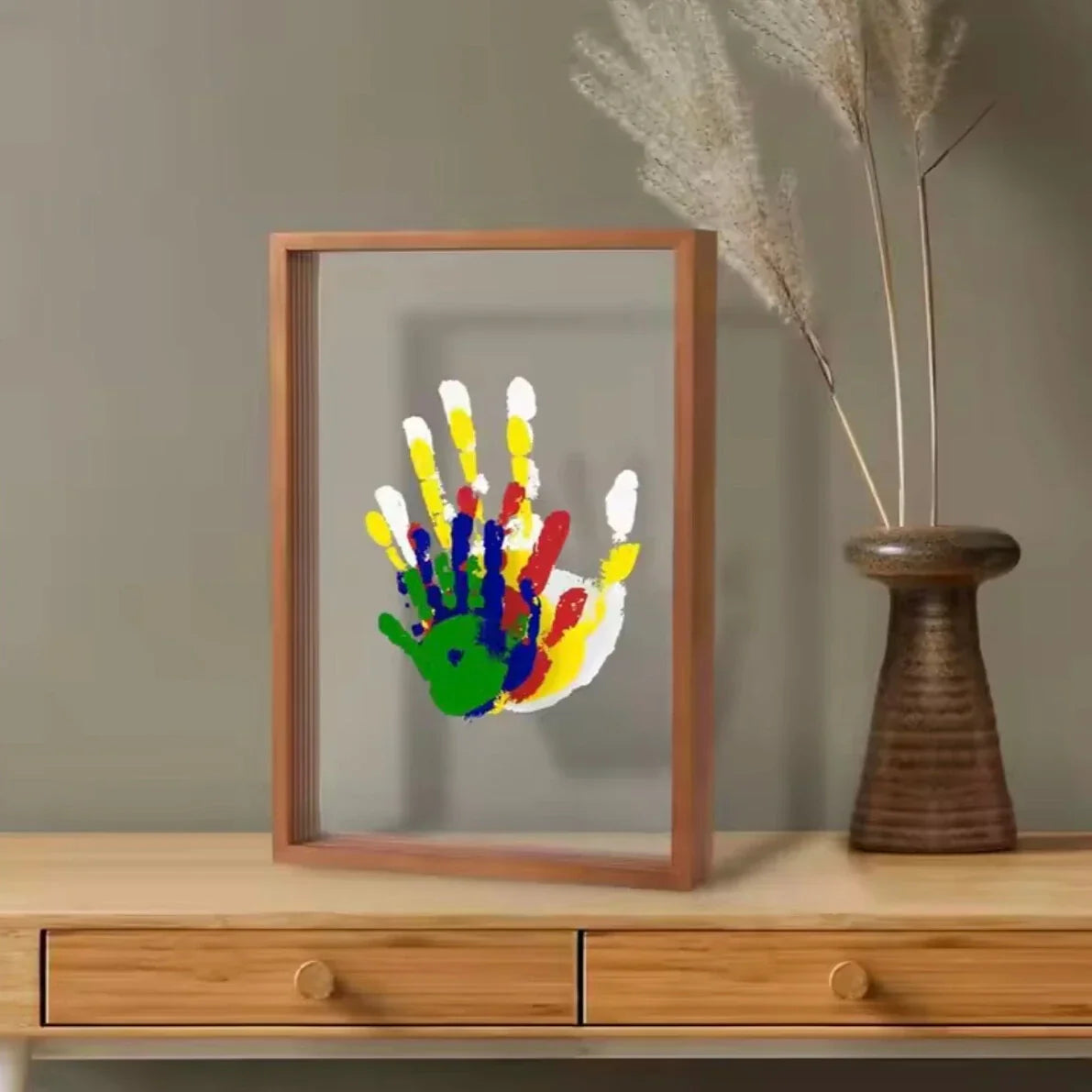 Toddler Handprint Keepsake Frame Kit