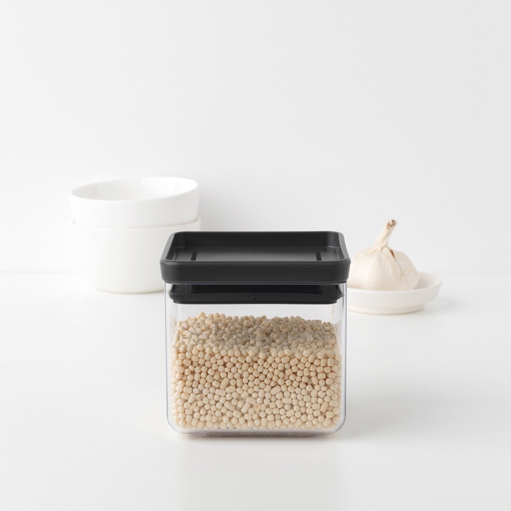 Transparent Plastic Containers with Silicone Seal, Mixed Sizes