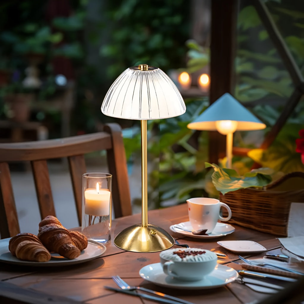 Dimmable LED Light with Crystal Acrylic Shade