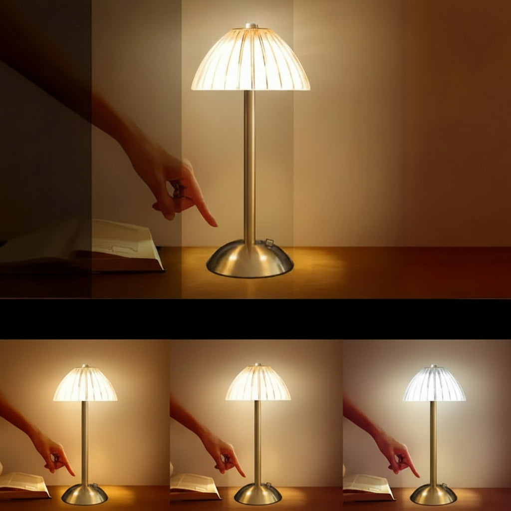 Dimmable LED Light with Crystal Acrylic Shade