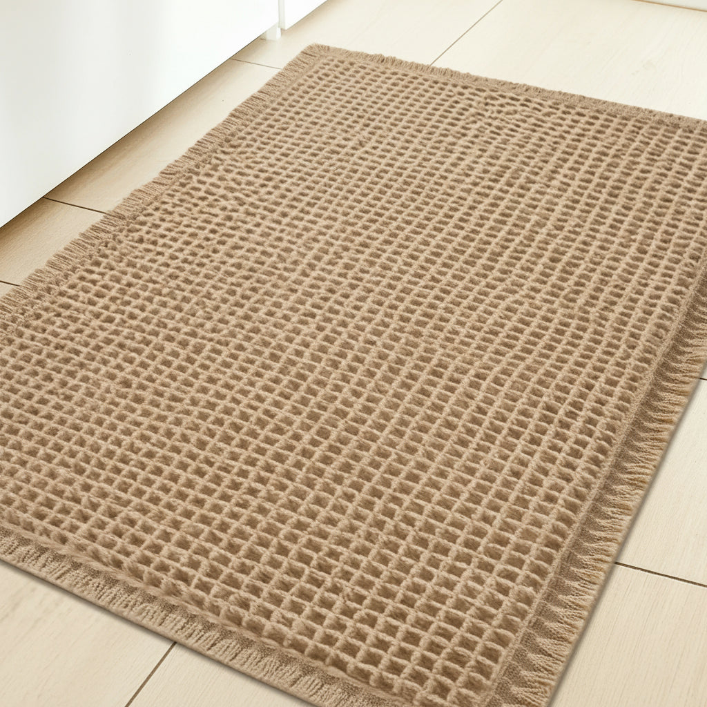 Waffle Microfiber Bath Mat