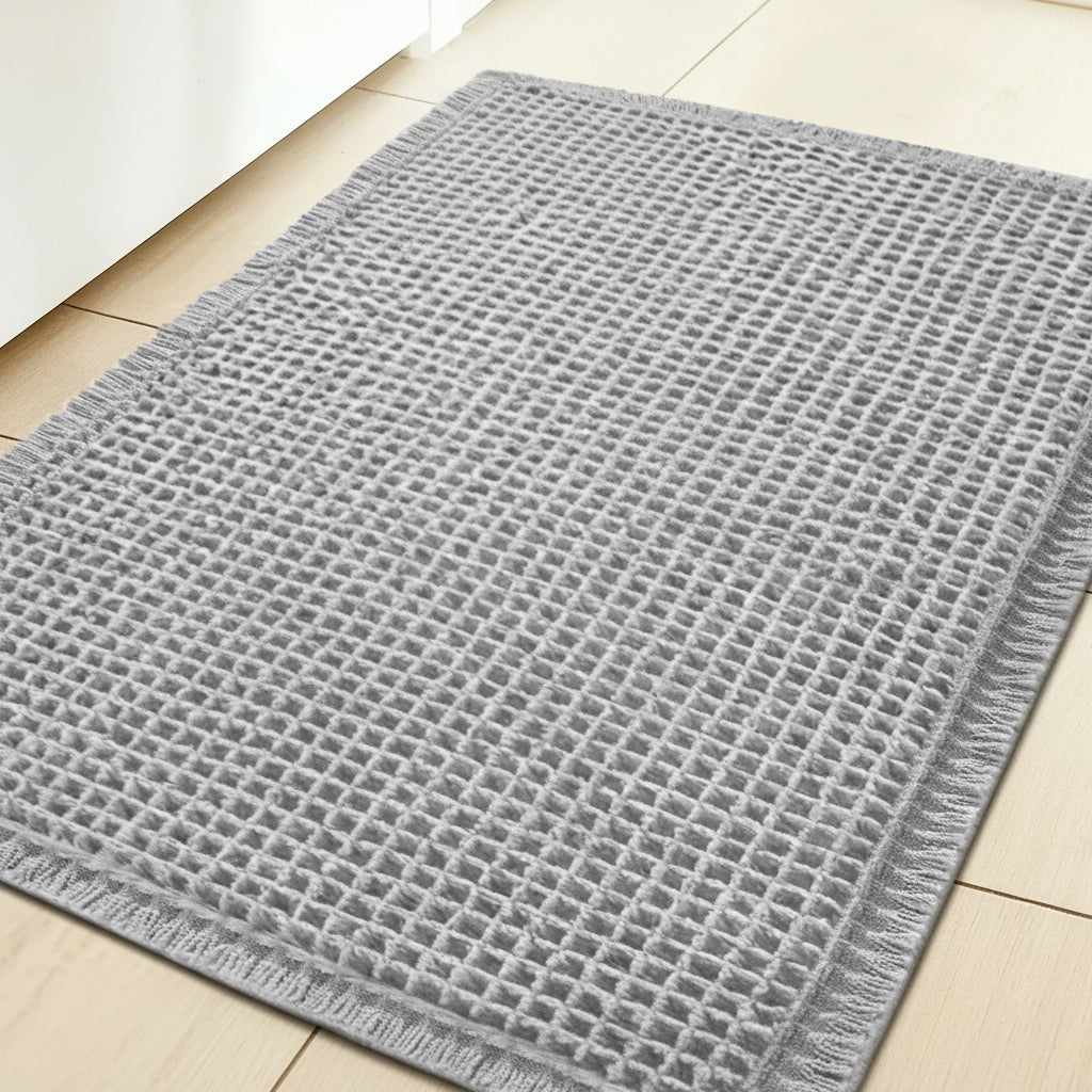 Waffle Microfiber Bath Mat