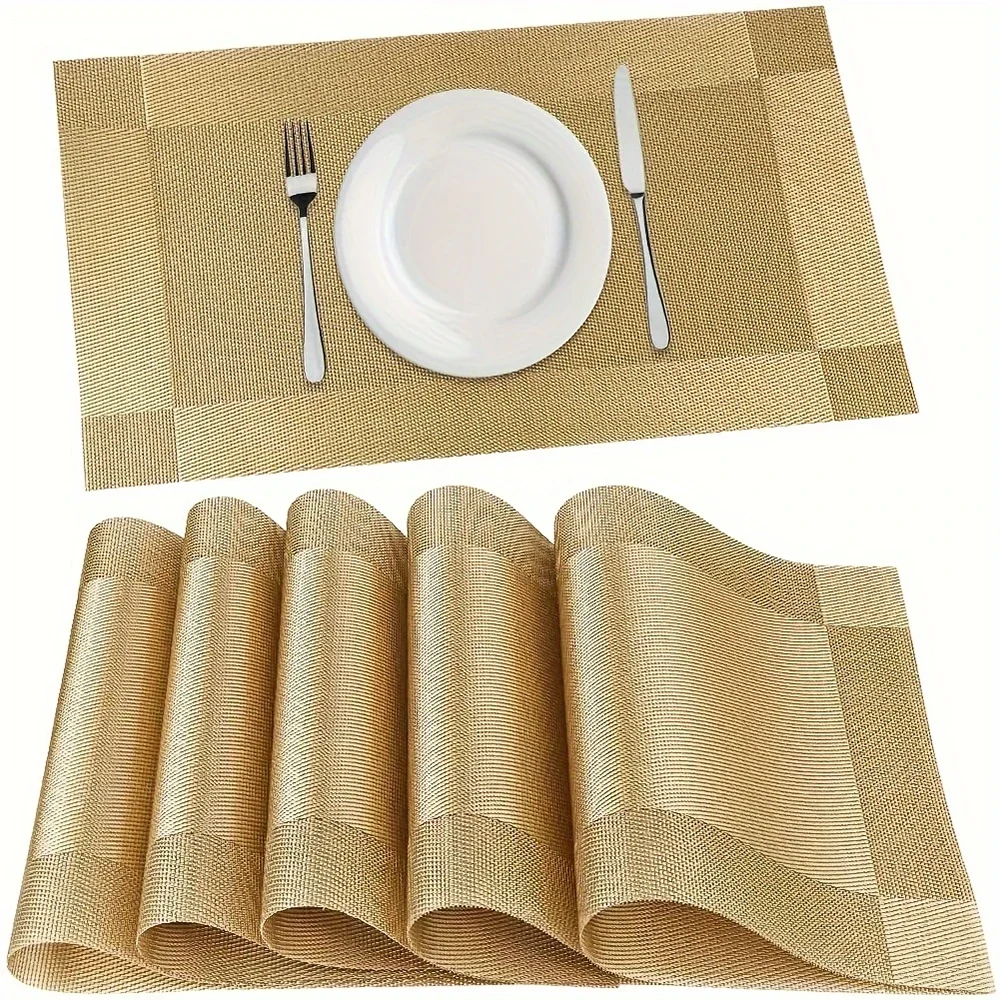 Washable Non-Slip Woven Table Mats