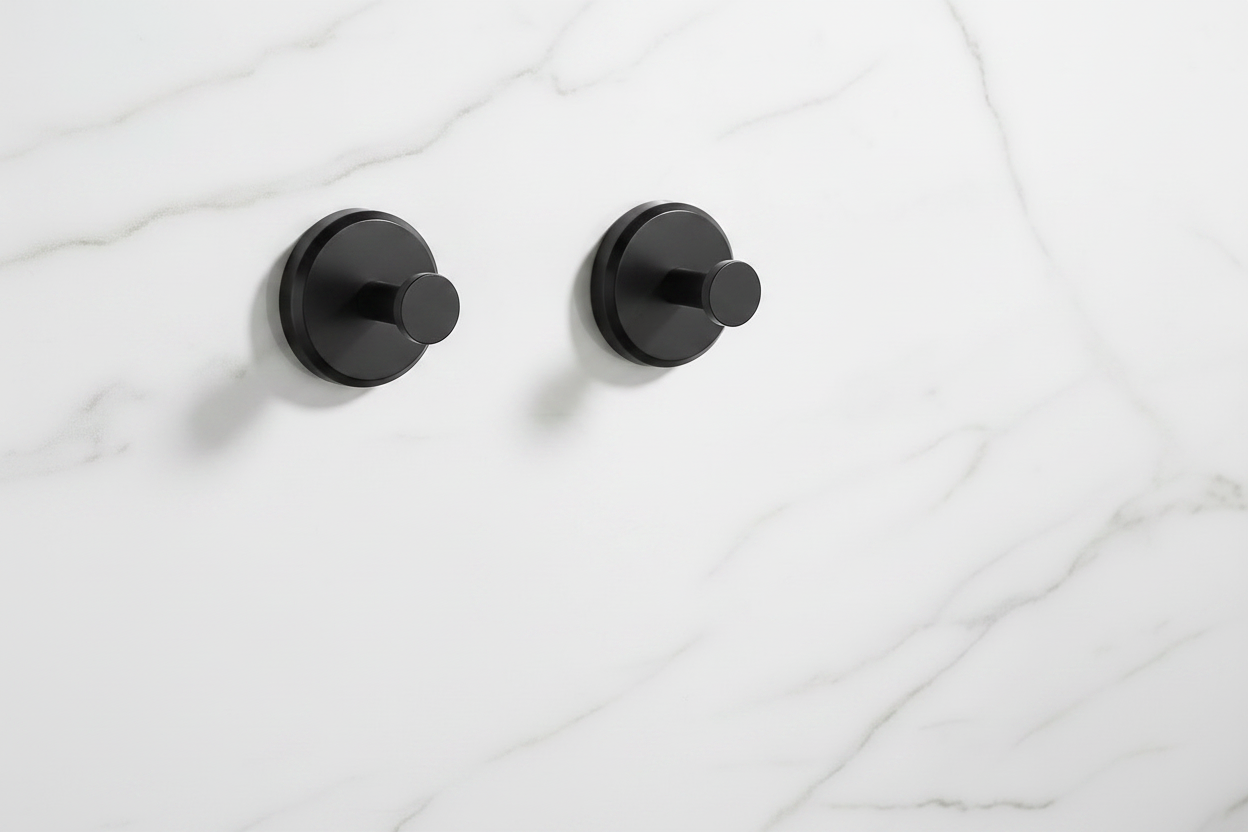 Waterproof No-Drill Hooks for Bathroom and Kitchen