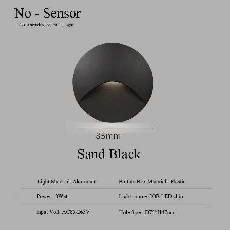 IP65 Adjustable LED Step Light with Eye-Friendly Illumination