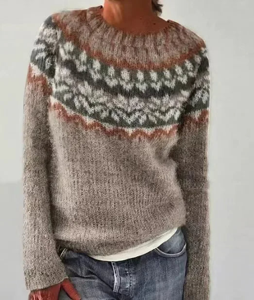 Women's Colourful Patterned Sweater